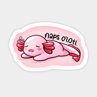 Nap O’Lotl | Axolotl Pun Sticker